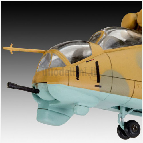 Model Set Elicottero Mil Mi-24D Hind 1:100