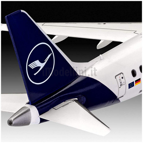 Model Set Embraer 190 Lufthansa New Livery 1:144