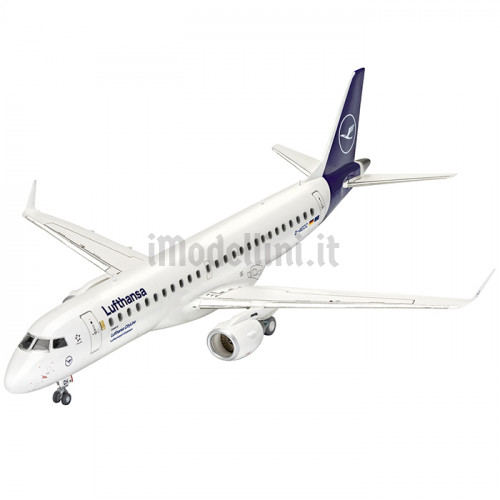 Model Set Embraer 190 Lufthansa New Livery 1:144