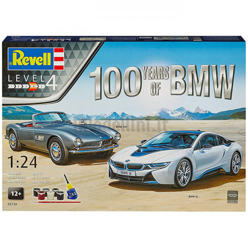 Gift-Set 100th Anniversary BMW 1:24