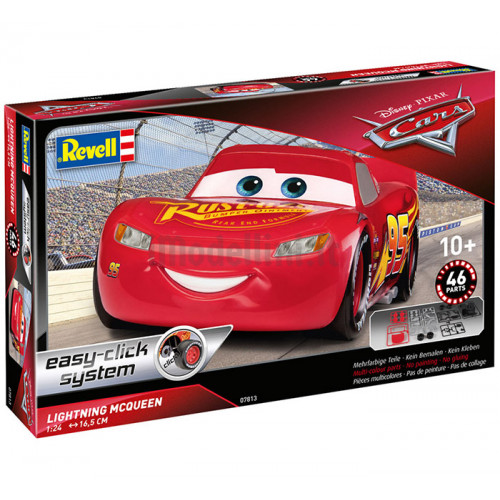 Disney Pixar Cars 3 Lightning McQueen Easy-Click 1:24