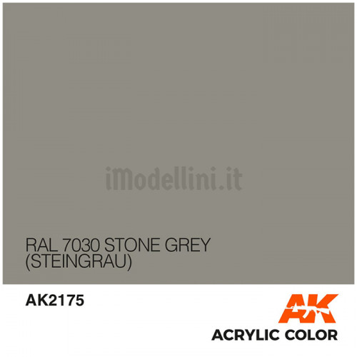 Vernice Acrilica AK Serie Air RAL 7030 Stone Grey 