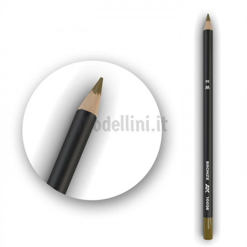 Set 5 Matite AK Watercolor Pencil Bronze