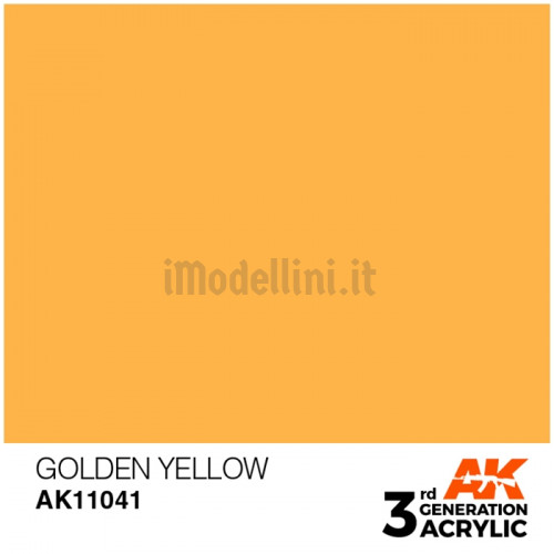 Vernice Acrilica AK 3rd Gen Golden Yellow