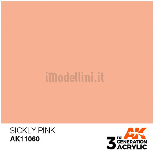 Vernice Acrilica AK 3rd Gen Sickly Pink