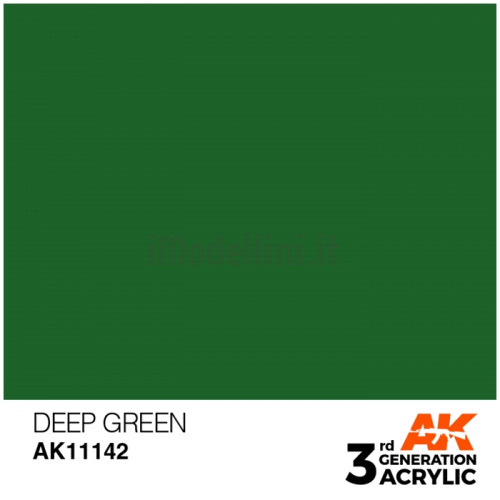 Vernice Acrilica AK 3rd Gen Deep Green