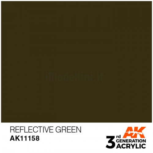 Vernice Acrilica AK 3rd Gen Reflective Green