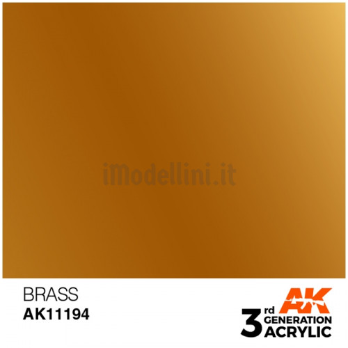 Vernice Acrilica AK 3rd Gen Brass