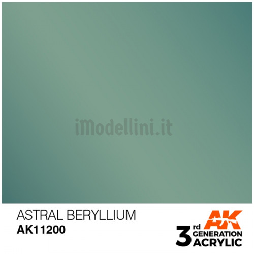 Vernice Acrilica AK 3rd Gen Astral Beryllium