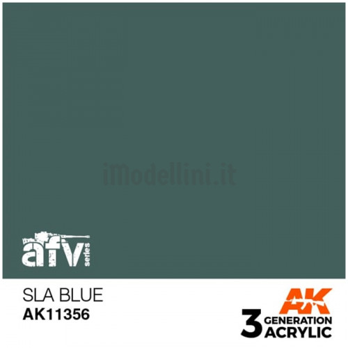 Vernice Acrilica AK 3rd Gen Serie AFV SLA Blue