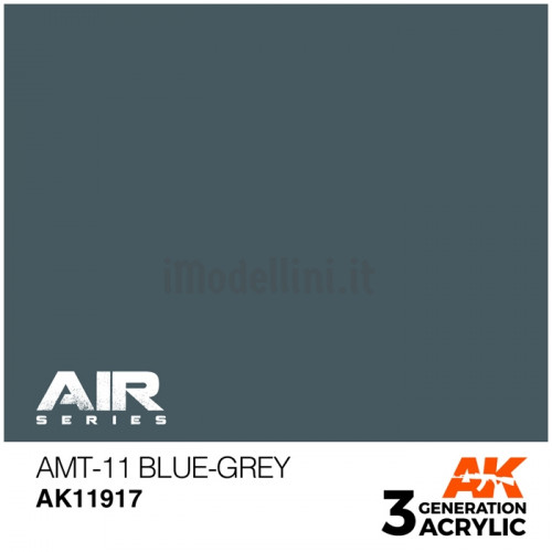 Vernice Acrilica AK Serie Air 3rd Gen AMT-11 Blue-Grey