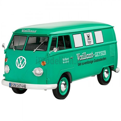 Gift Set Volkswagen T1 Bus 150 Years of Vaillant 1:24